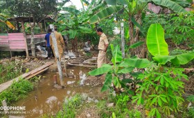 Monitoring Pekerjaan sapras Program PROBEBAYA RT.04,05,08 dan 09.