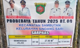 Monitoring Semenisasi Jalan oleh Kasi Ekobang dengan Program PROBEBAYA